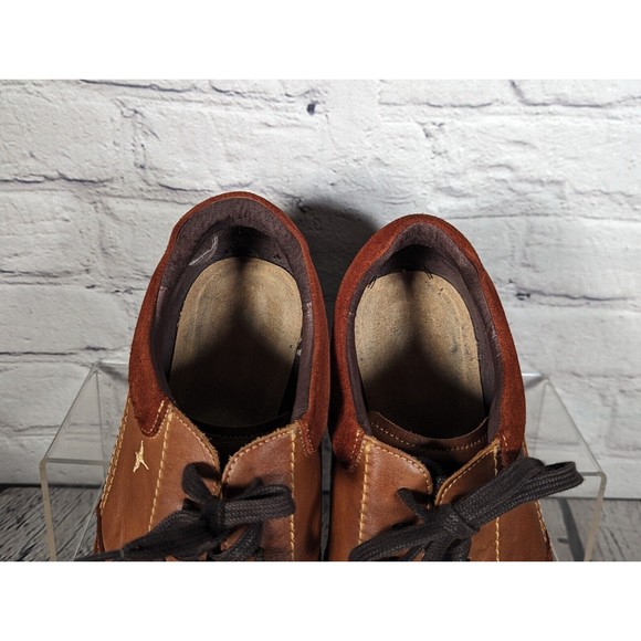 Pikolinos Brown Leather Lace Up Comfort Moc Toe Casual Loafers Size 11 / 44